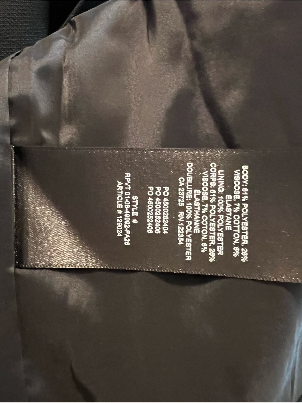 Aritzia Babaton Keeper Dress NWT Black Sheath Office LBD Classic Size 6 - Picture 10 of 10